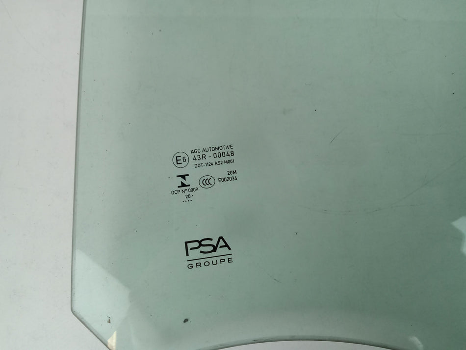 Vetro scendente Posteriore Sinistro PEUGEOT 208 Serie (19>)