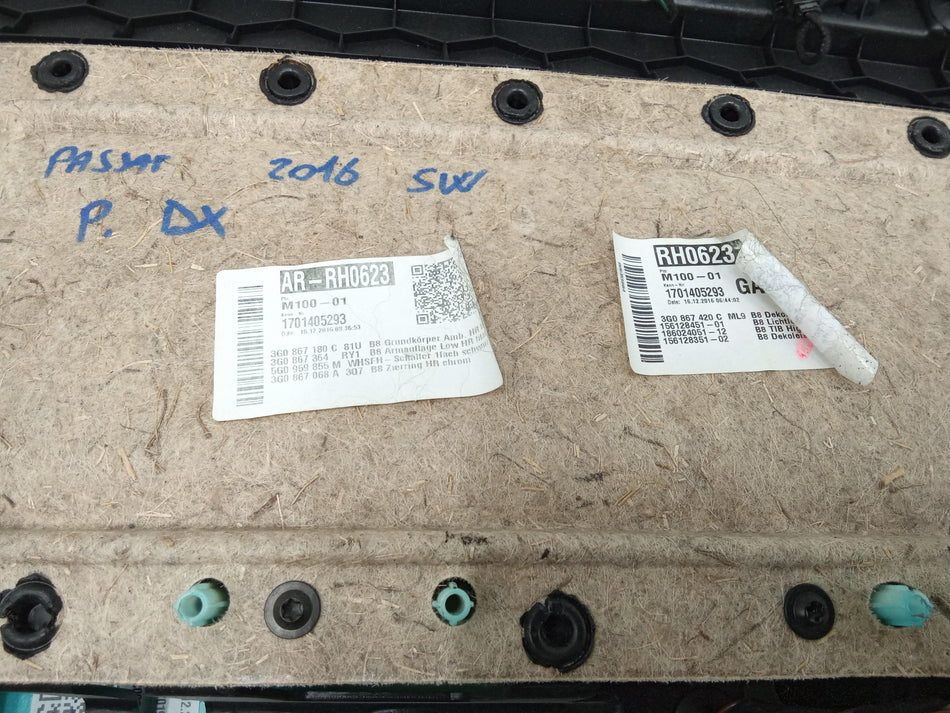 Pannello interno portiera post dx VOLKSWAGEN Passat Berlina 5° Serie