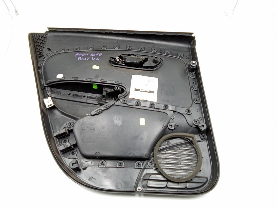 Pannello interno portiera post dx VOLKSWAGEN Polo 5° Serie