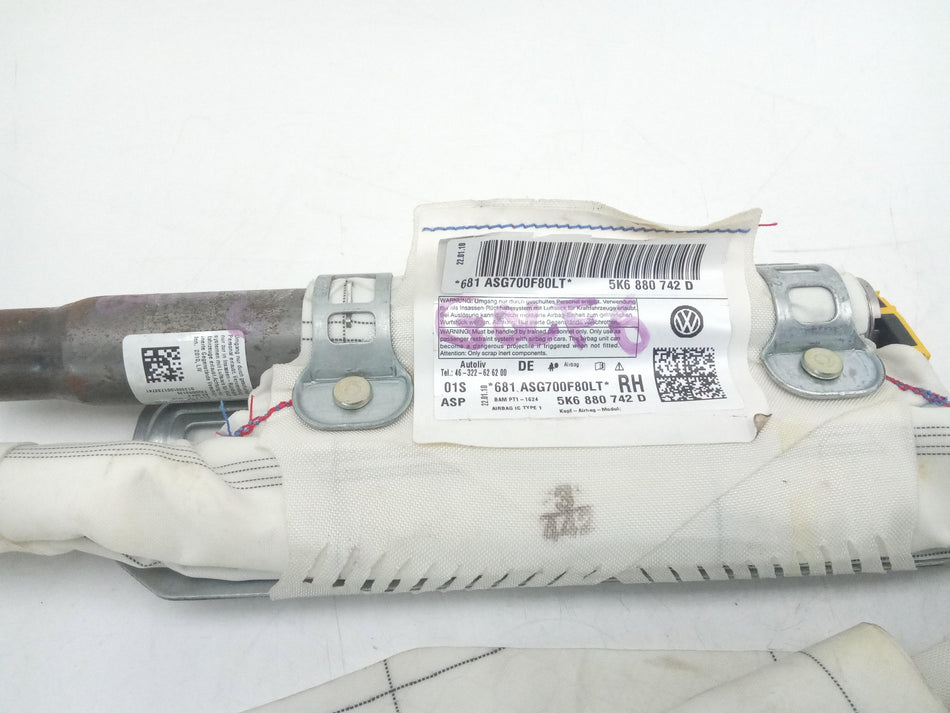 Airbag a tendina laterale passeggero VOLKSWAGEN Golf 6 Berlina (08>12)