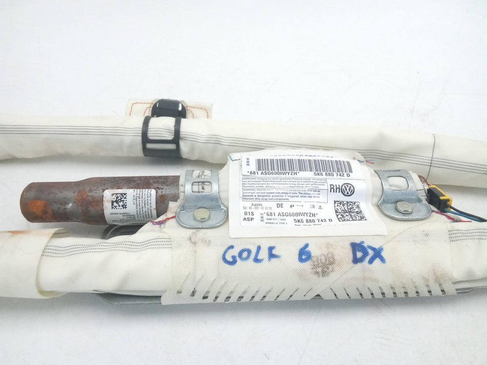 Airbag a tendina laterale passeggero VOLKSWAGEN Golf 6 Berlina (08>12)