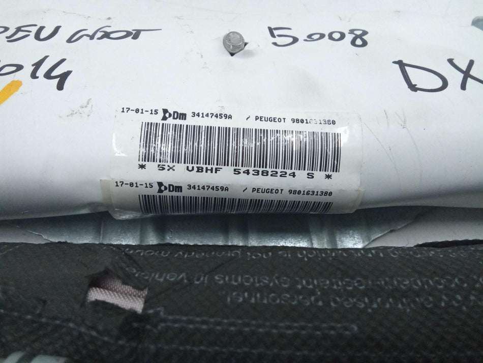 Airbag a tendina laterale passeggero PEUGEOT 5008 1° Serie