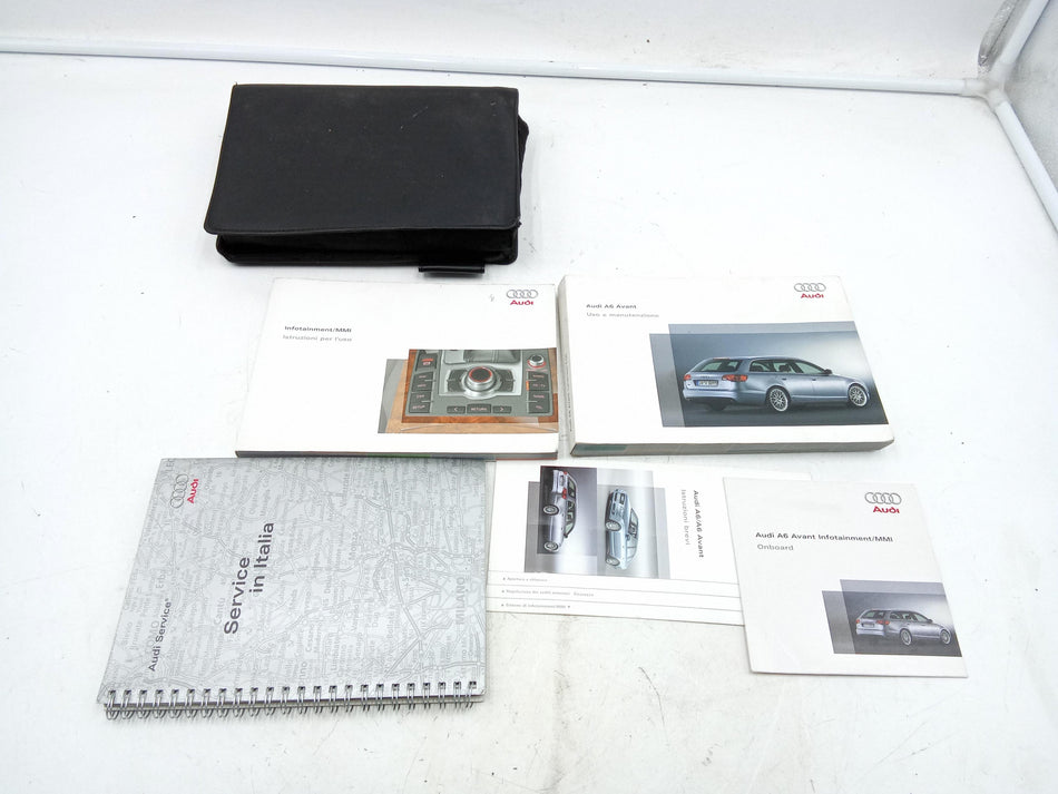 Libretto uso e manutenzione AUDI A6 Avant Serie C6 (4F5) (04>12)