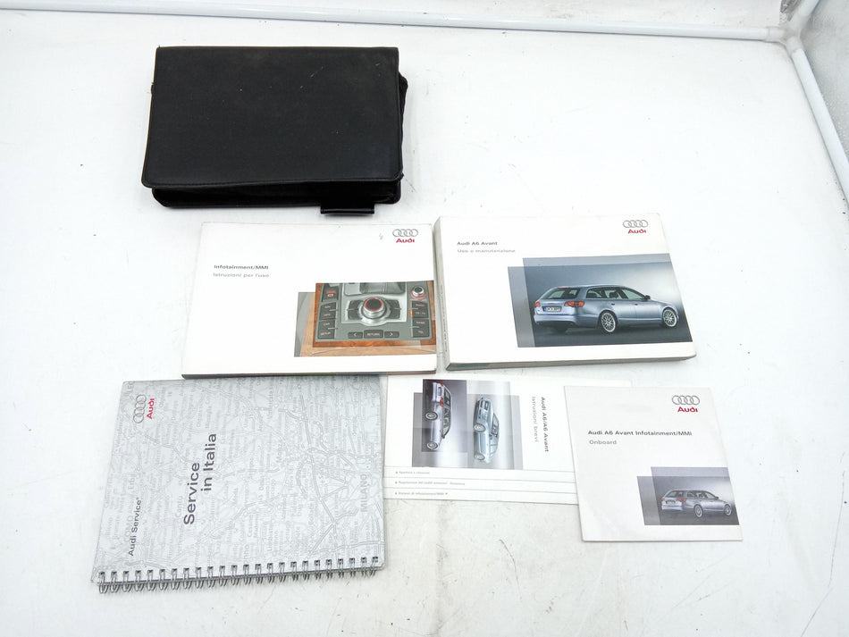 Libretto uso e manutenzione AUDI A6 Avant Serie C6 (4F5) (04>12)