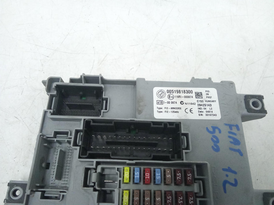 Body Computer FIAT 500 Serie (15>)