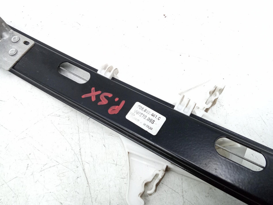Meccanismo alzavetro Post. SX VOLKSWAGEN Polo 6° Serie