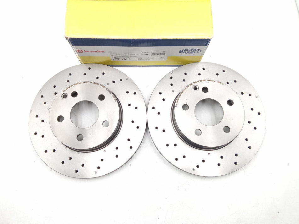 Coppia Dischi Freno Anteriori MERCEDES Classe C Berlina W204 2° Serie