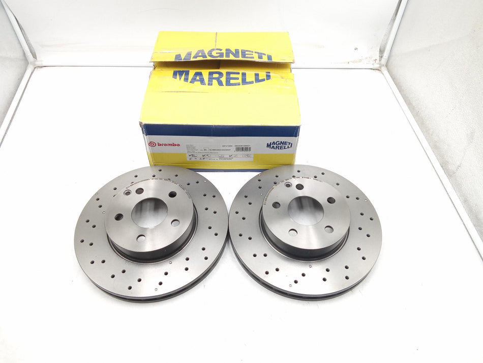 Coppia Dischi Freno Anteriori MERCEDES Classe C Berlina W204 2° Serie