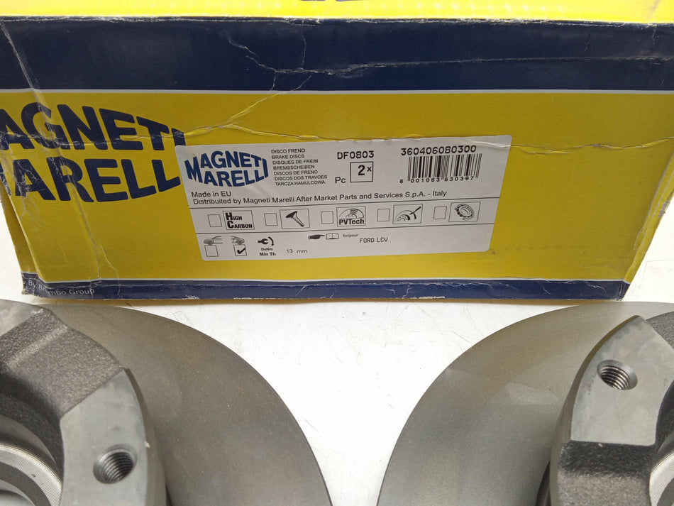 Coppia Dischi Freno Posteriori FORD Transit Serie (06>14)