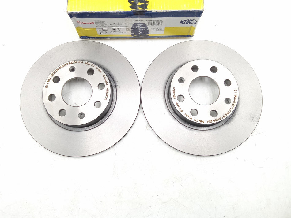 Coppia Dischi Freno Anteriori FIAT Grande Punto 1° Serie