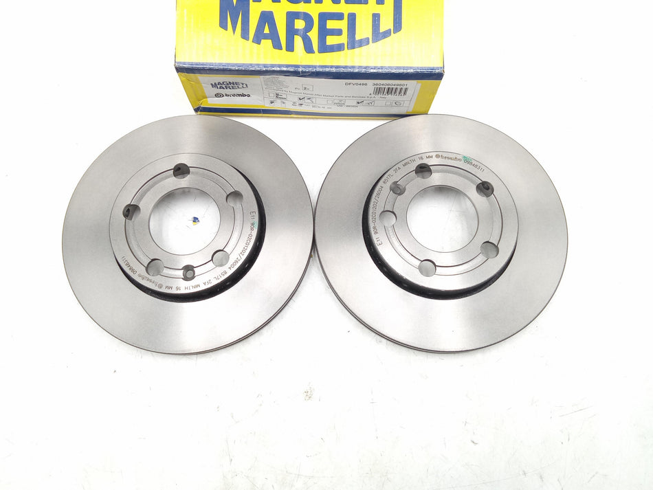 Coppia Dischi Freno Anteriori SKODA Fabia Berlina 2° Serie