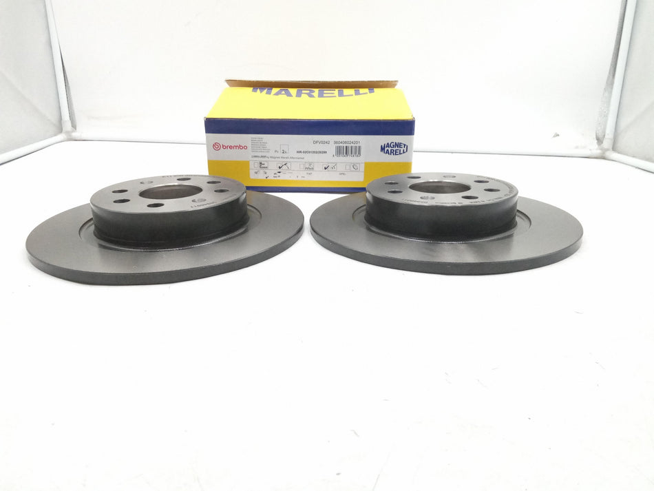Coppia Dischi Freno Posteriori FIAT Grande Punto 3° Serie