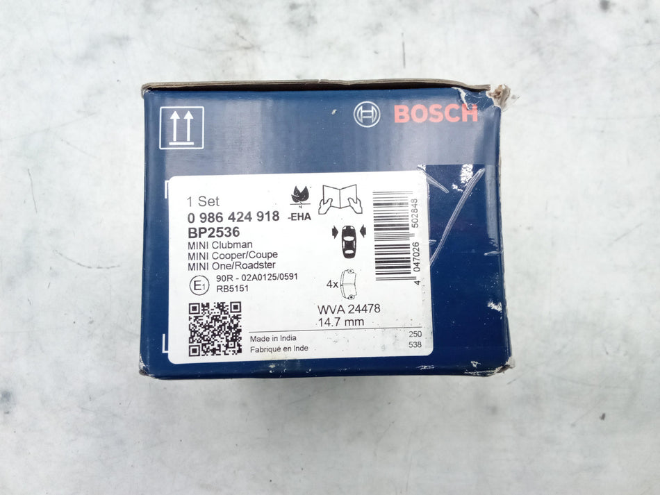 Pastiglie freno anteriori MINI Clubman Serie (R55) (07>14)