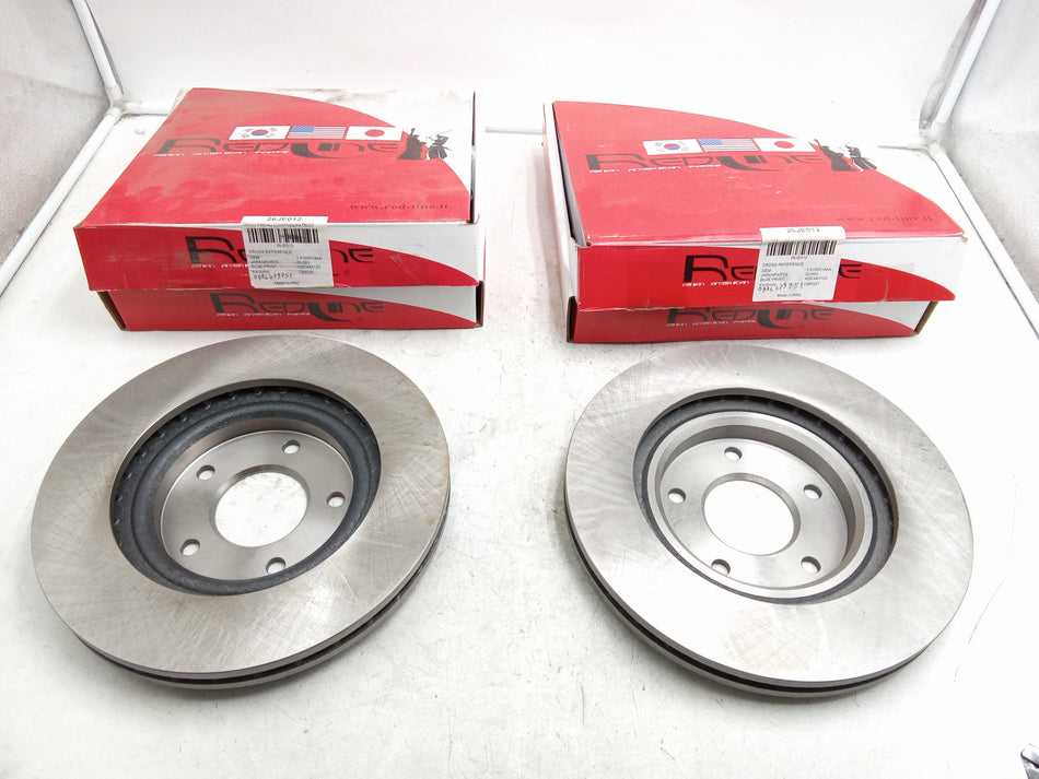 Coppia Dischi Freno Anteriori JEEP Compass Serie (07>11)