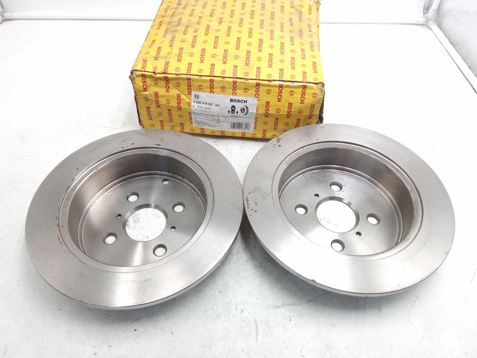 Coppia Dischi Freno Posteriori TOYOTA Yaris Verso Serie (03>07)