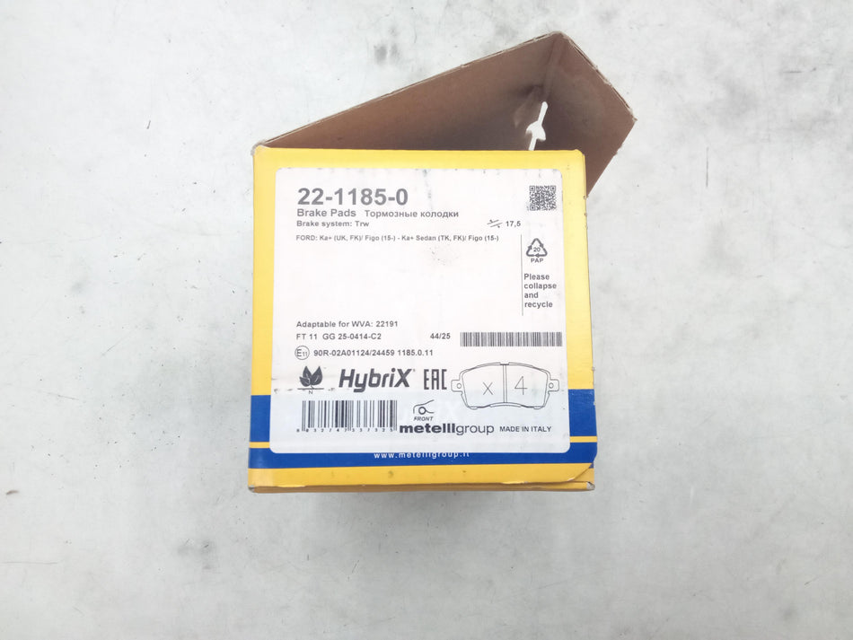 Pastiglie freno anteriori FORD Ka Ka+ Serie (16>20)